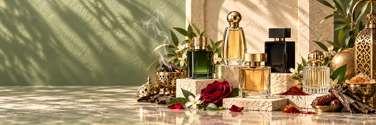 Arabic Perfumes collection banner at Aromaos Perfumes