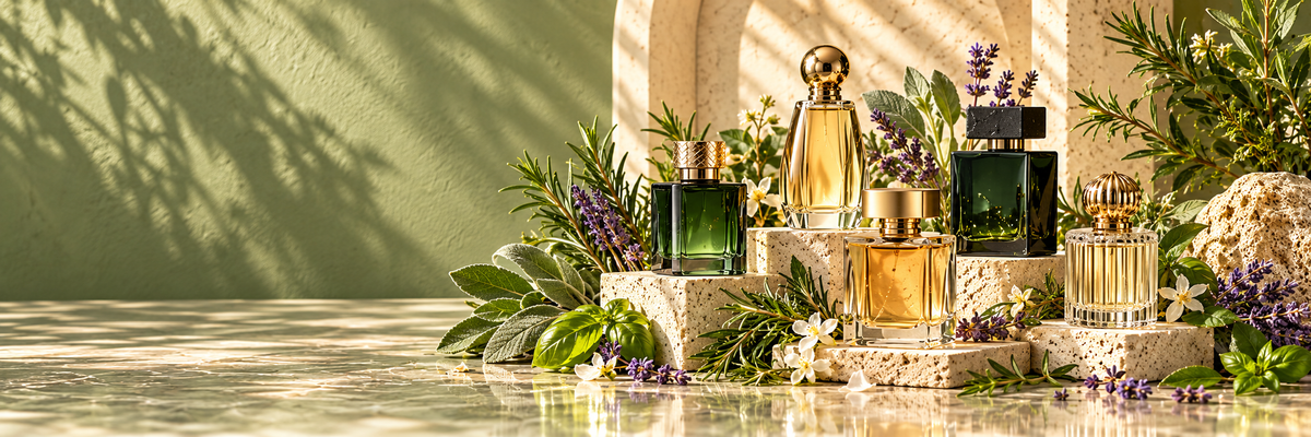 Aromatic Perfumes collection banner at Aromaos Perfumes