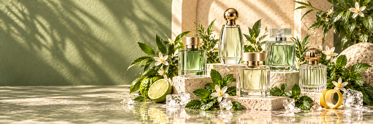 Fresh Perfumes collection banner at Aromaos Perfumes