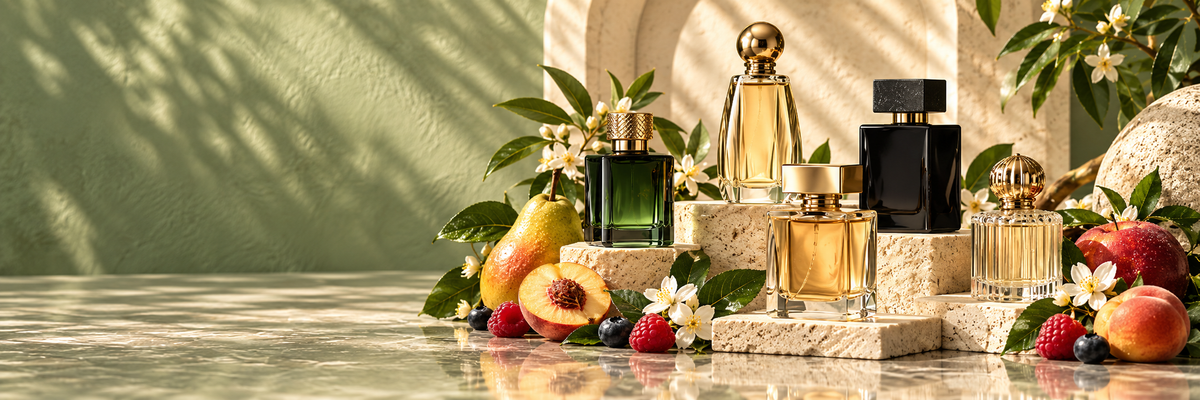 Fruity Perfumes collection banner at Aromaos Perfumes