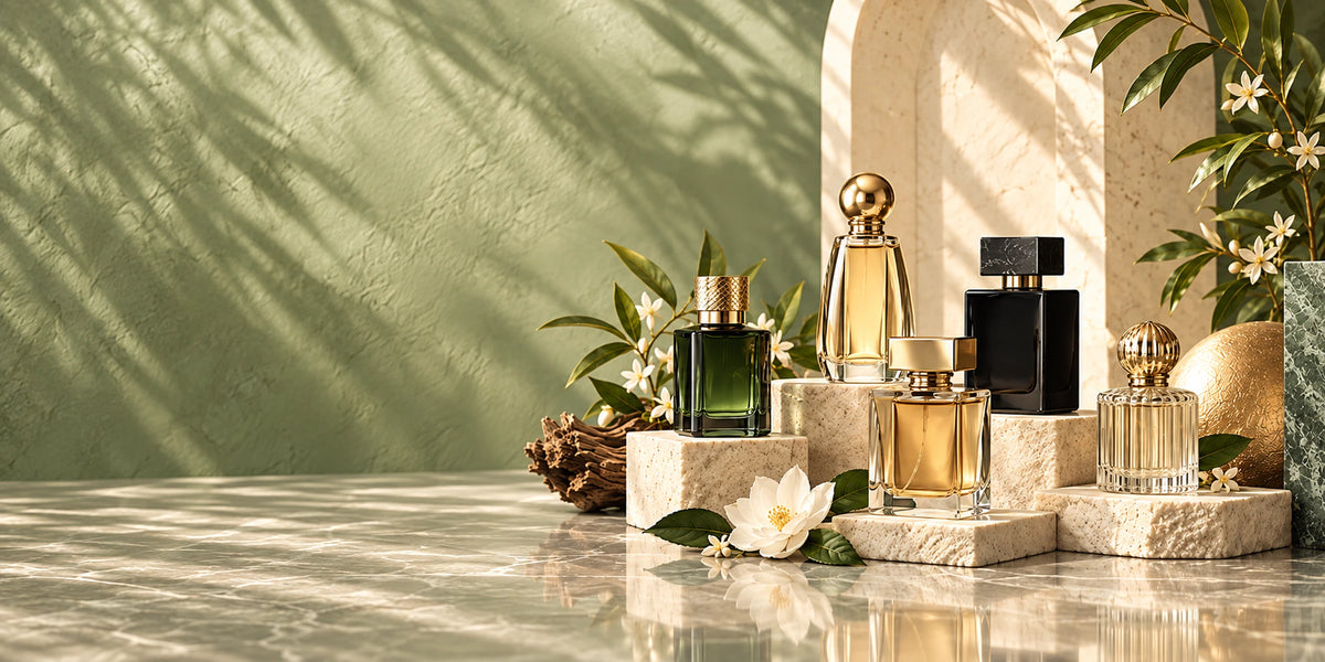 Aromaos Perfumes homepage hero