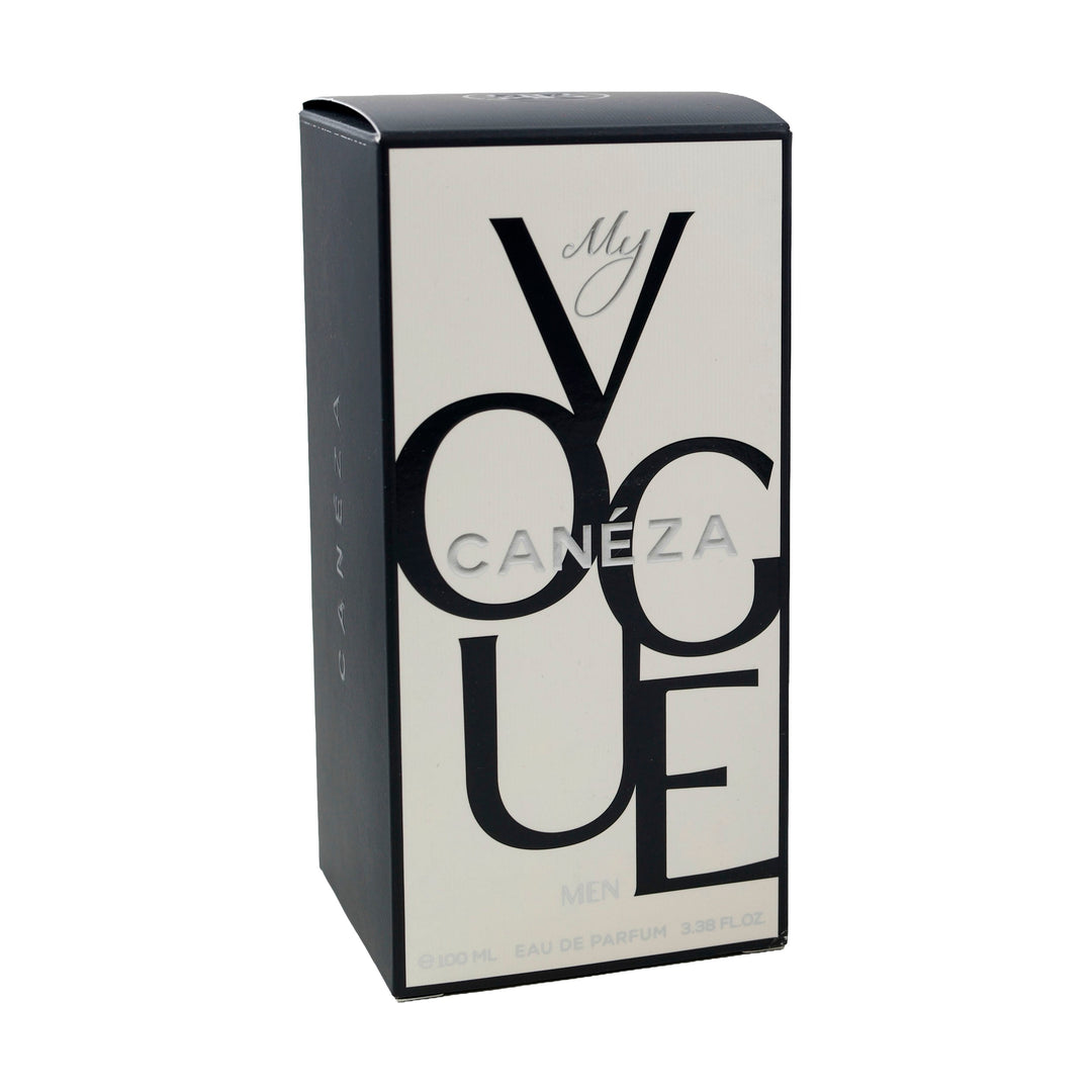 Caneza My Vogue Men Eau de Parfum 100 ml / 3.4 fl oz – Retail box on a white background