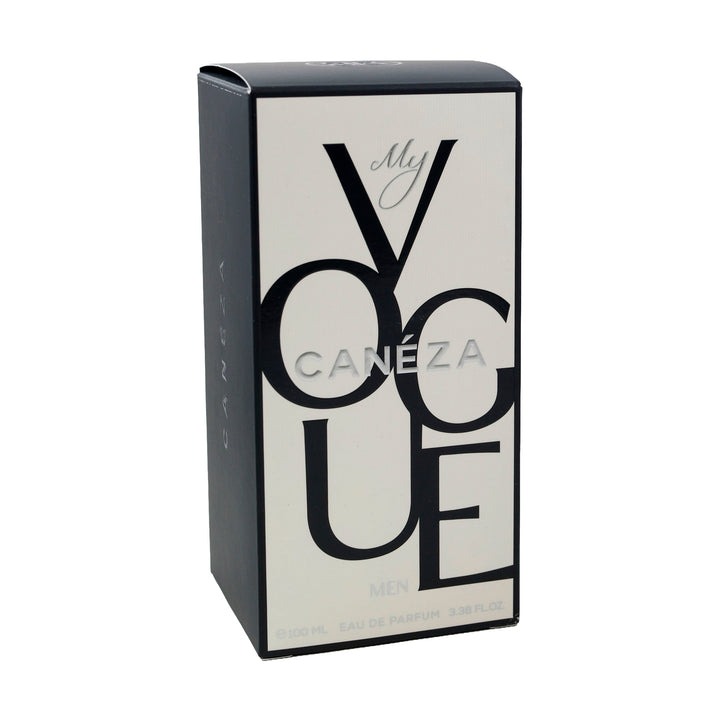 Caneza My Vogue Men Eau de Parfum 100 ml / 3.4 fl oz – Retail box on a white background
