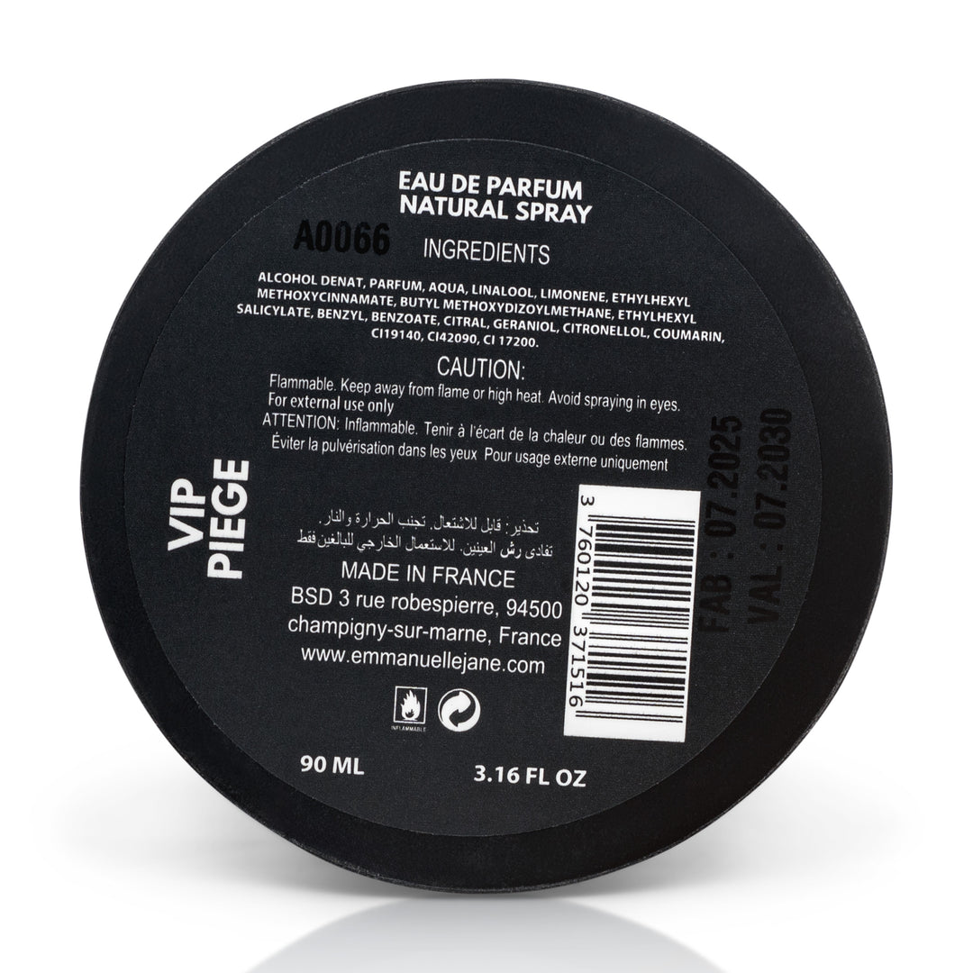 Emmanuelle Jane VIP Piège – Eau de Parfum (90 ml)