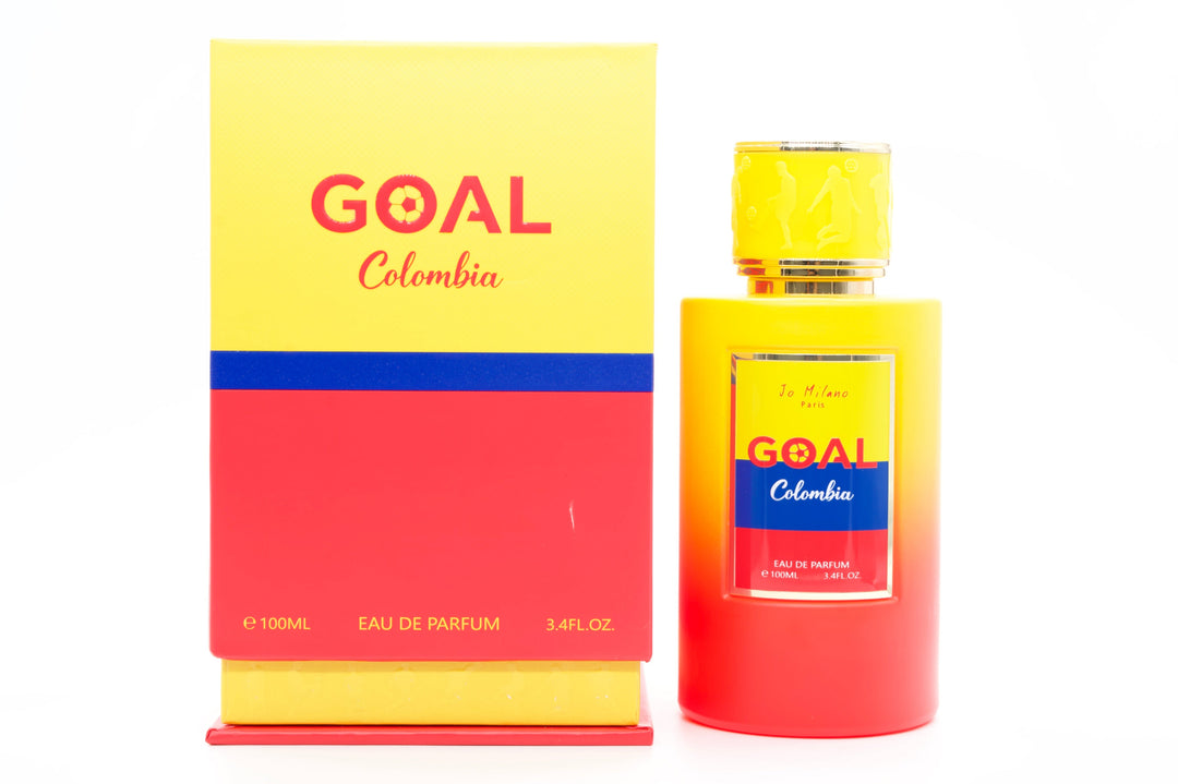 Goal Colombia by Jo Milano Eau de parfum 100ml 3.4 oz bottle and its box