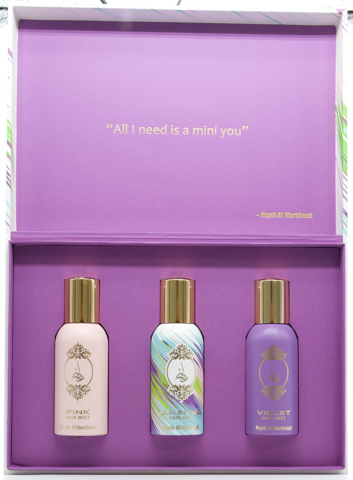 Atyab Al Marshoud All in All Hair Mist Gift Set 3 x 50ml